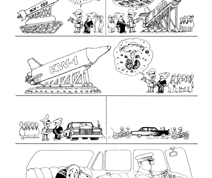 Gallery of Cartoon & Cricature - War & Peace