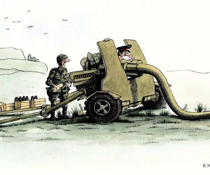 Gallery of Cartoon & Cricature - War & Peace