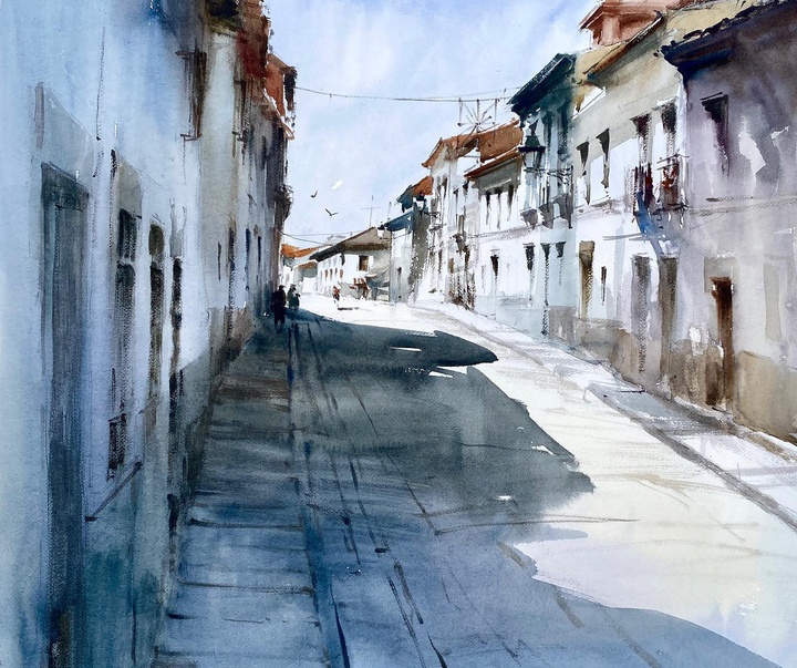 Gallery of Watercolor painting by Francisco Castro-Espain