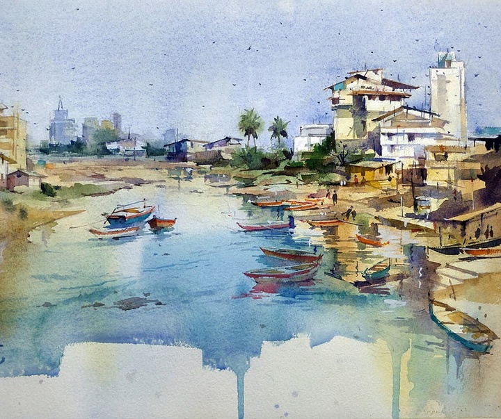 Gallery of Watercolors by Vikrant Shitole-India