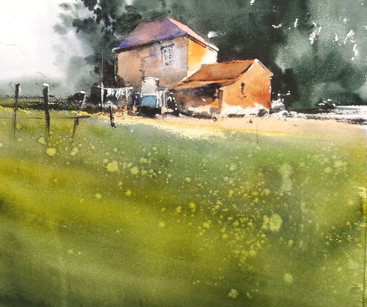 Gallery of Watercolor Painting by Pablo Garcia Avila-Spain