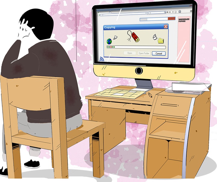 First Selection of the International Cartoon Contest “Terror Online”