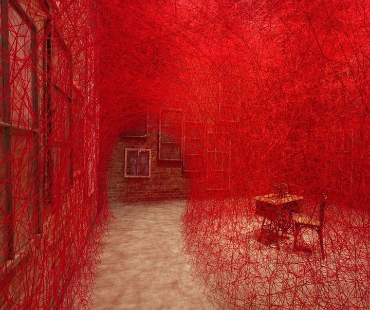 Gallery of Modern Art by Chiharu Shiota - Japan
