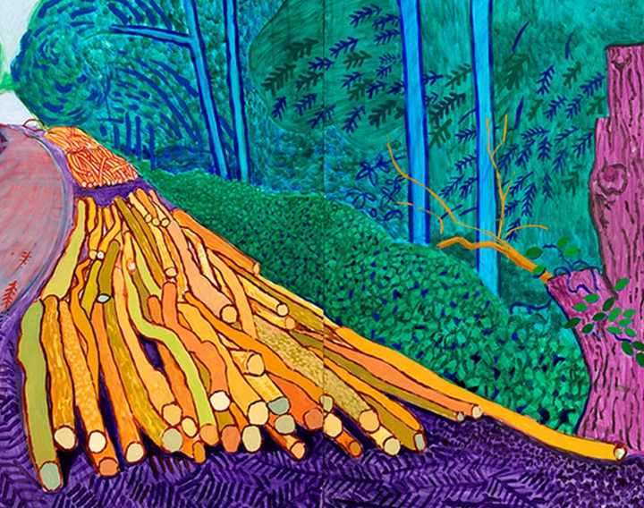 Gallery of painting by David Hockney - England