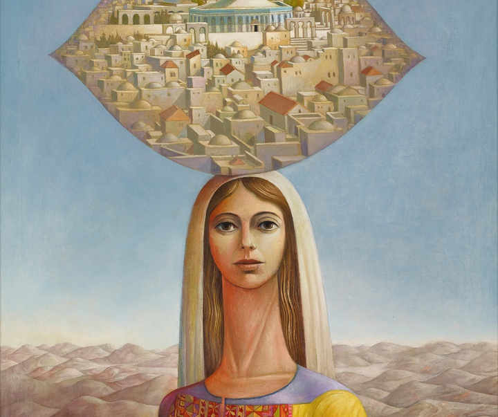 Gallery of Painting by Sliman Mansour - Palestine