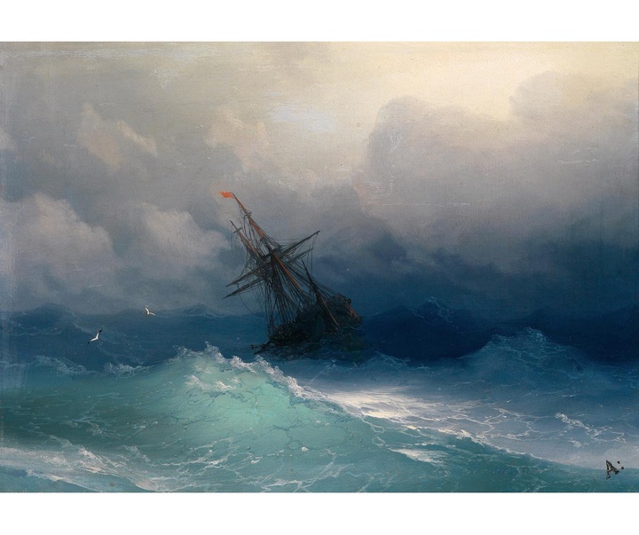 Gallery of Painting by Ivan Constantinovich Aivazovsky - Russia