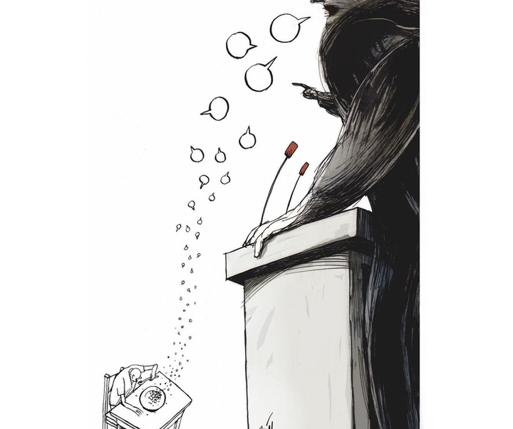 Gallery of cartoon by Angel Boligán from cuba