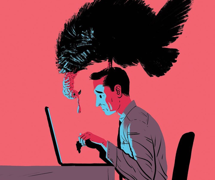 Gallery of Humor illustration by Paul Blow-UK