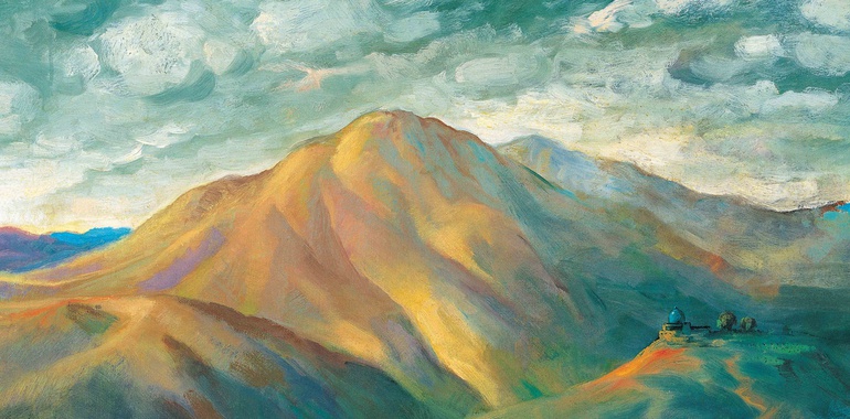 Silver morning, a painting by Kazem Chalipa