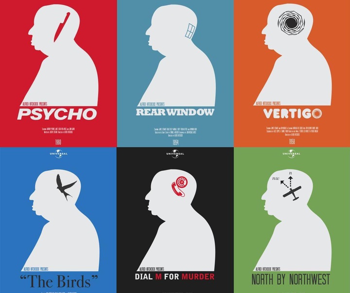 Gallery of Hitchcock Minimal posters