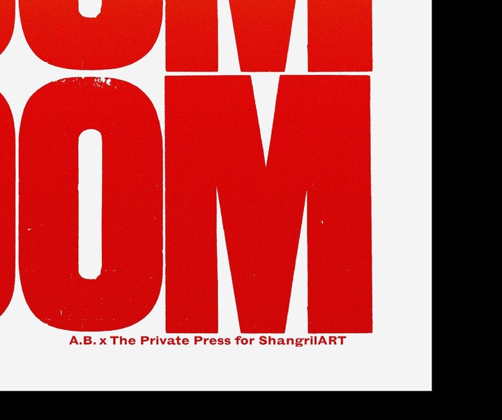 Gallery of graphic designe by Anthony Burrill