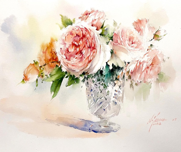 Gallery of Watercolor painting by Mohammad Ali Yazdchi-Iran