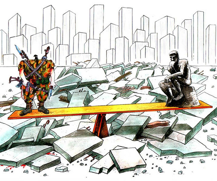 First Selection of the International Cartoon Contest “Terror Online”