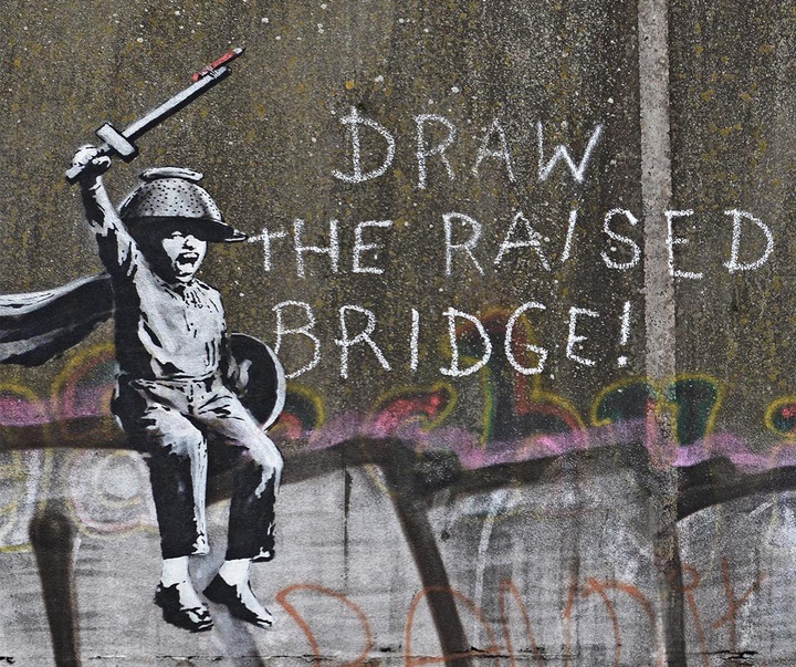 Gallery of Banksy Street artist-England