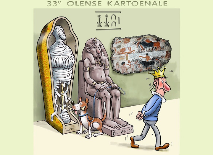Gallery of the International Olense Kartoenale Cartoon Contest 2021