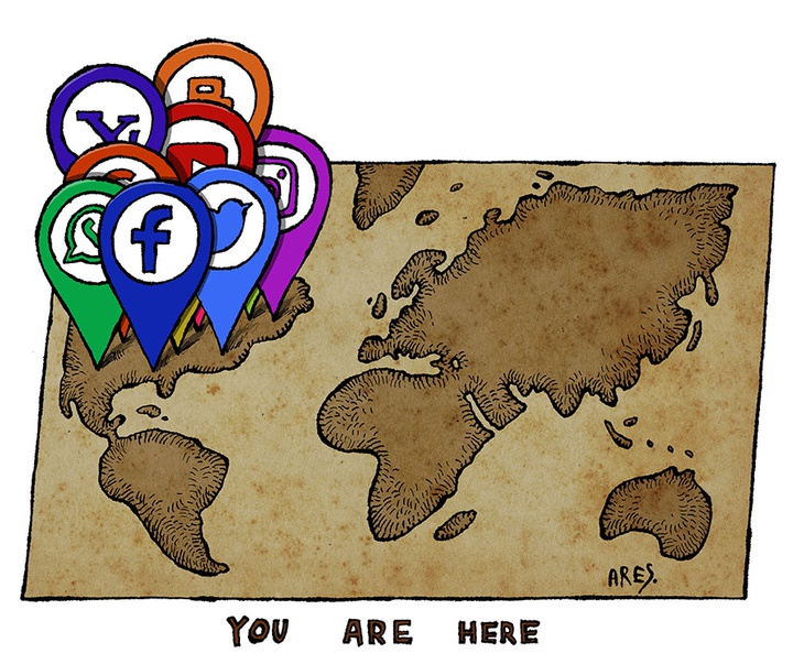 First Selection of the International Cartoon Contest “Terror Online”