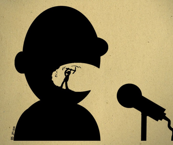 First Selection of the International Cartoon Contest “Terror Online”