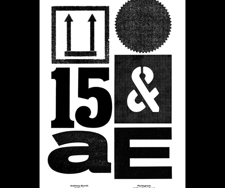 Gallery of graphic designe by Anthony Burrill