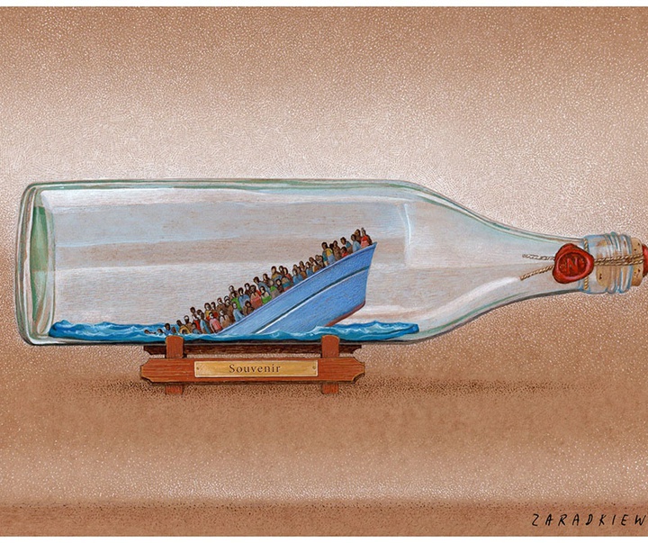 Gallery of Cartoon by Zygmunt Zaradkiewicz-Poland