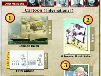 Winners of  the First International Cartoon/ Caricature Contest on Mahatma Gandhi-India 2022