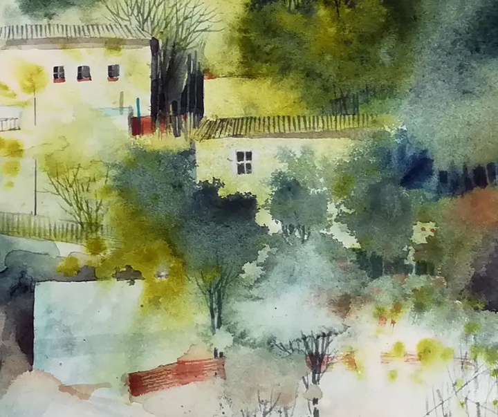 Gallery of Watercolor painting by Antonio Ortega Perez-Spain