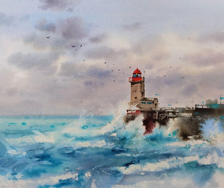 Gallery of Watercolor painting by Blanca Alvarez- Spain