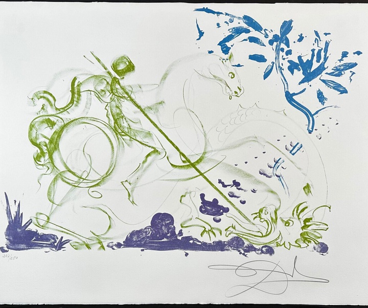 Gallery of Salvador Dali lithographs and metal engravings-Spain