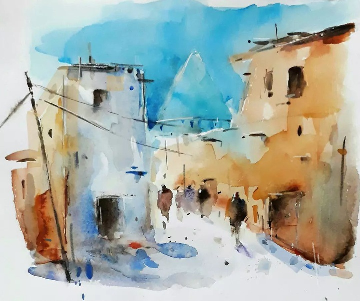 Gallery of Watercolor painting by Mahmoud Nateghi-Iran