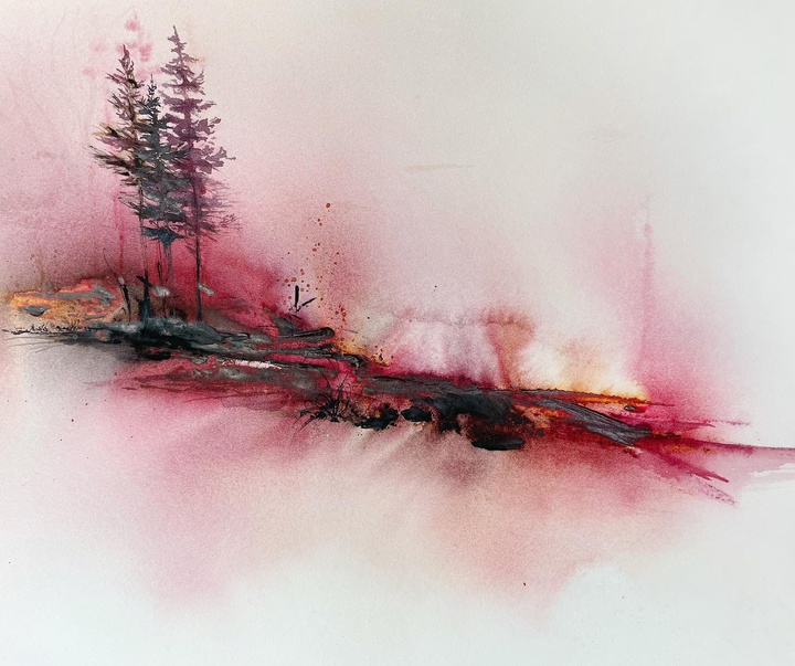 Gallery of Watercolor painting by Karlyn Shahnazarian-Canada