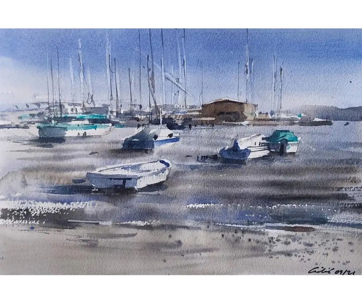 Gallery of Watercolor by Adrian Marmolejo Clarhed-Spain