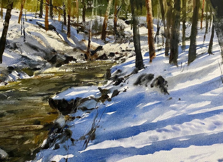 Gallery of Watercolor painting by Francisco Castro-Espain