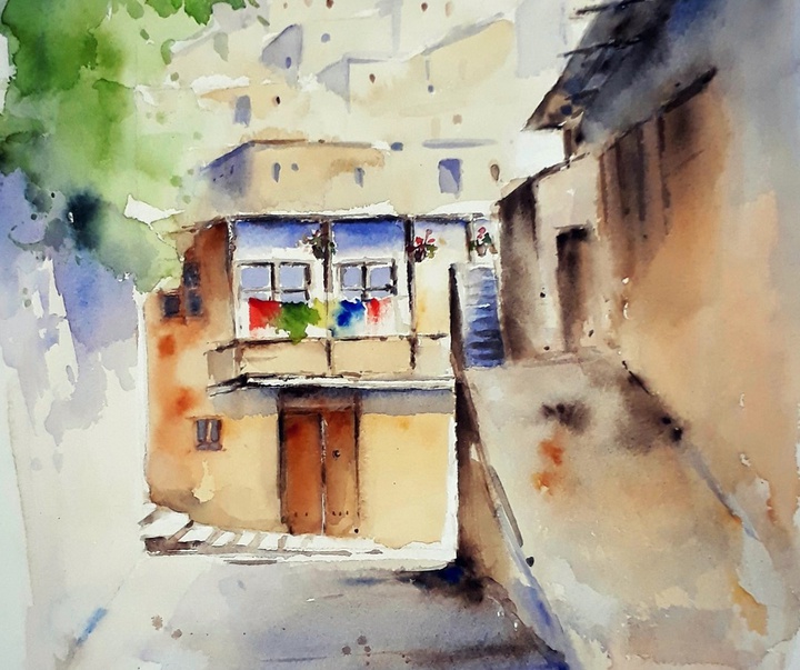 Gallery of Watercolor painting by Mahmoud Nateghi-Iran