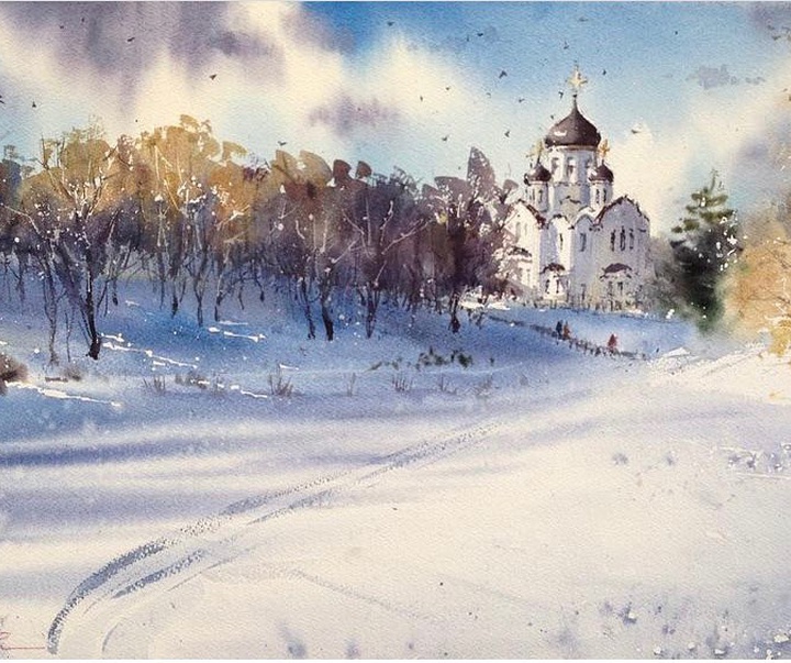 Gallery of Watercolor by Galina Gomzina-Russia