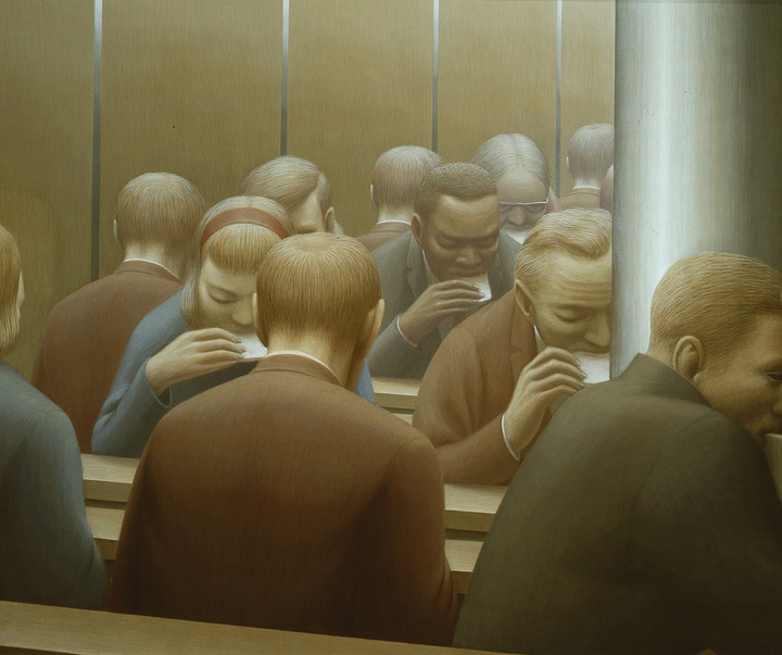 Gallery of painting by George Tooker-USA