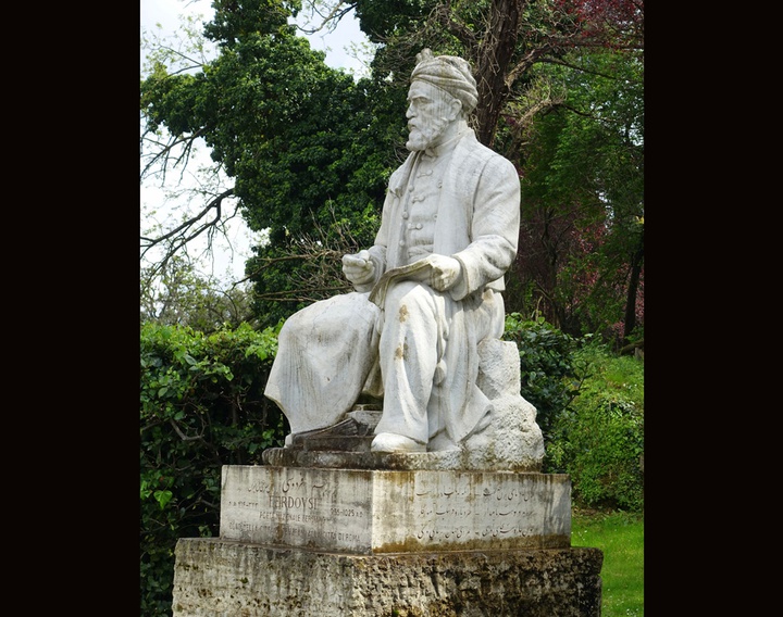 Apart from Tehran, a statue of a famous Iranian sage and poet; Ferdowsi is located in Rome, Italy.