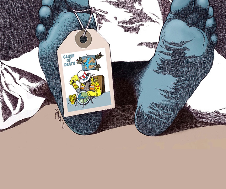 First Selection of the International Cartoon Contest “Terror Online”