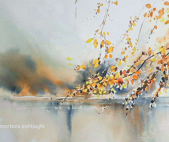 Gallery of Watercolor painting by Morteza Eshtiaghi-Iran