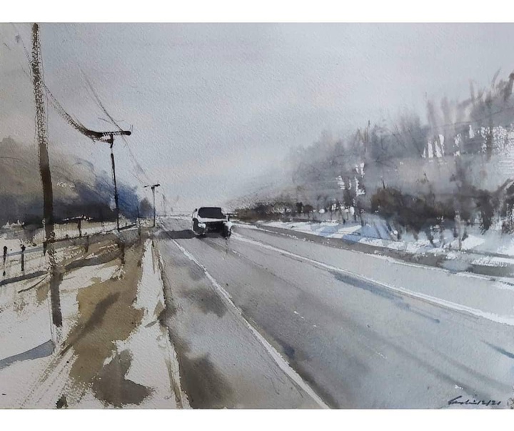Gallery of Watercolor by Adrian Marmolejo Clarhed-Spain