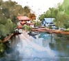 Gallery of Water color Painting by Chesda Merntook-Thailand