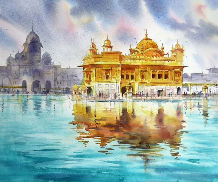 Gallery of Watercolors by Vikrant Shitole-India