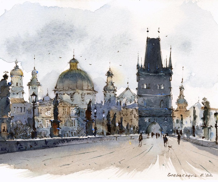 Gallery of Watercolor Painting by Eugenia Gorbacheva-Russia