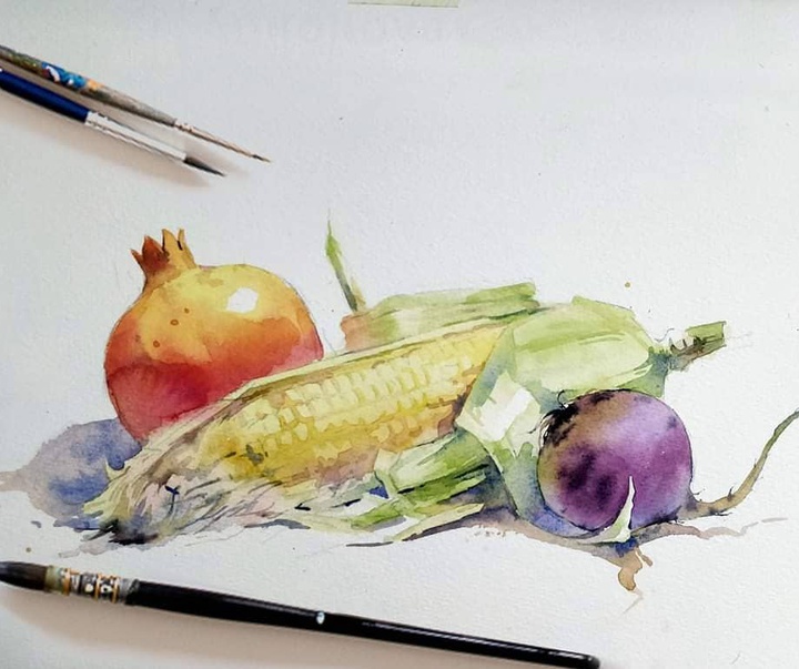 Gallery of Watercolors by Vikrant Shitole-India