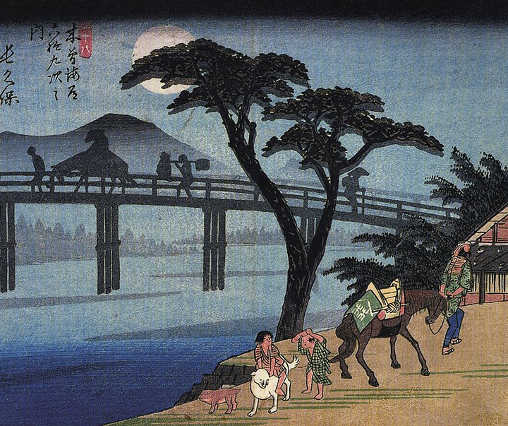 Gallery of traditional paintings of Utagawa Hiroshige- Japan