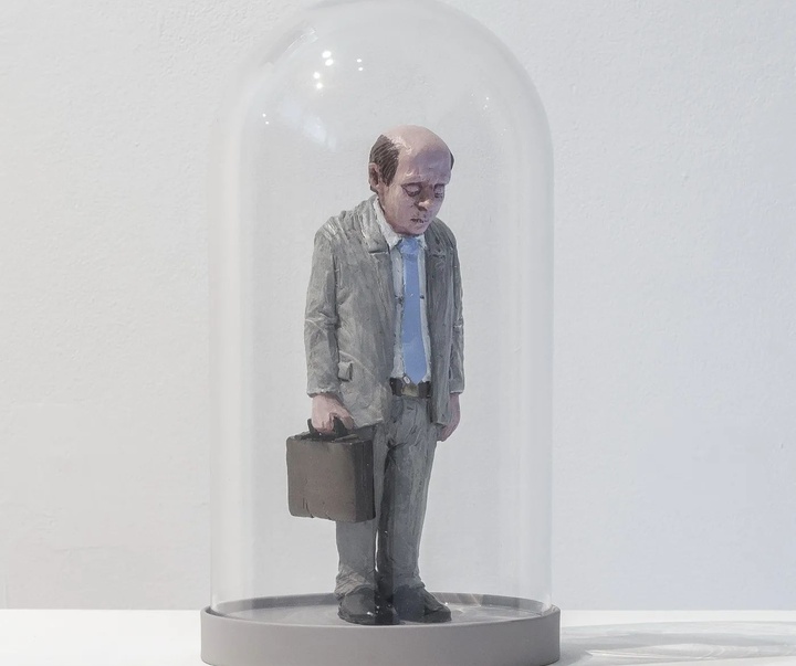 Gallery of Sculpture & Modern art by Isaac Cordal-Spain