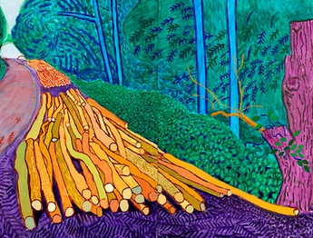 Gallery of painting by David Hockney - England