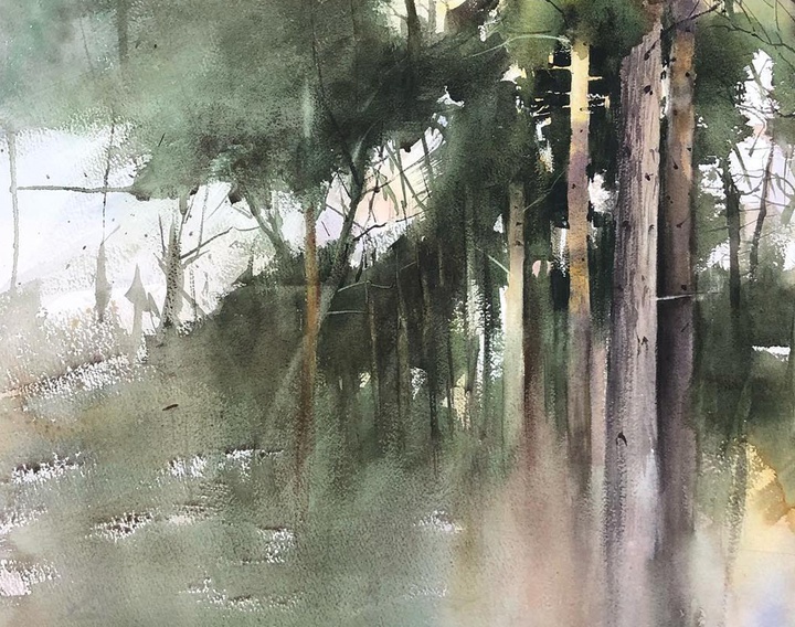 Gallery of Watercolor painting by  Prasad Beaven-England