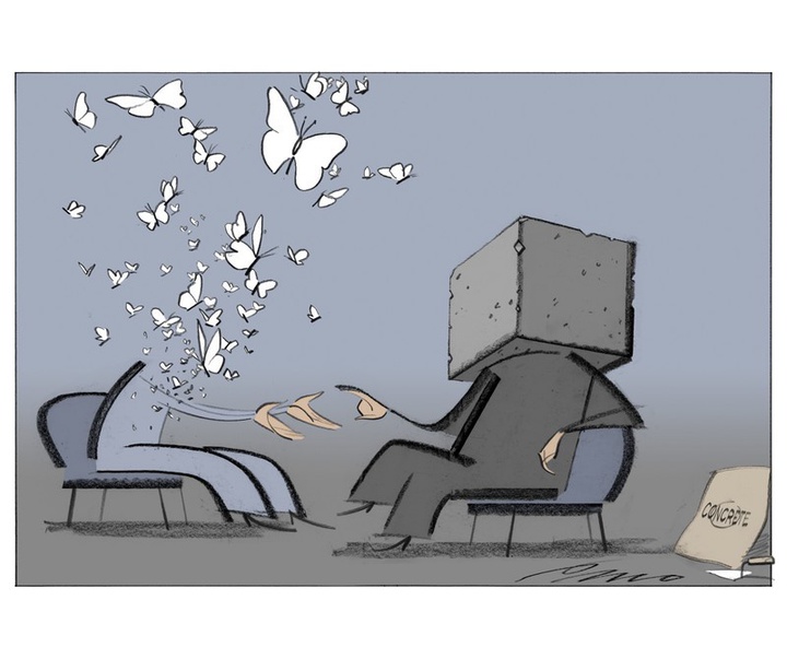 Gallery of Political Cartoon by Marquard Otzen - Denmark