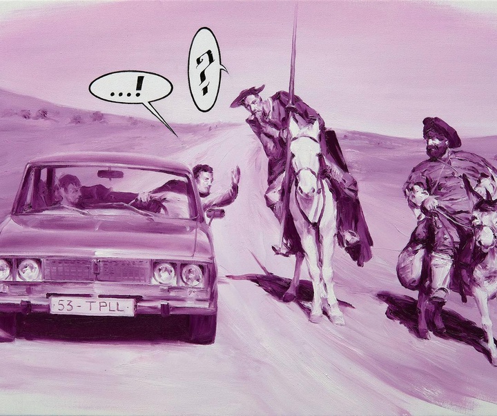 Gallery of Humor painting by Paco Pomet-Spain