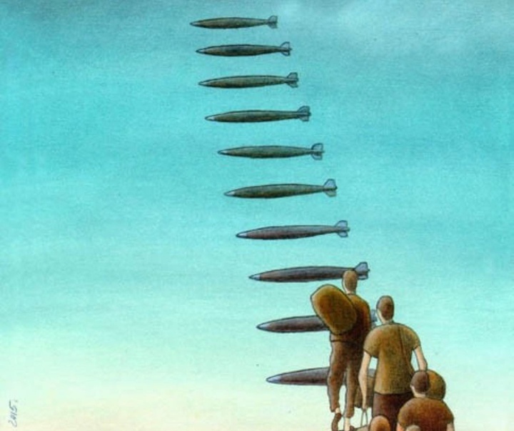 Gallery of Cartoon about War by Pawel Kuczynski-Poland