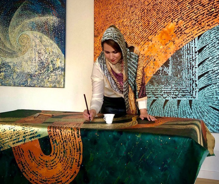 Gallery of Calligraphy by Sanaz Alborz-Turkey